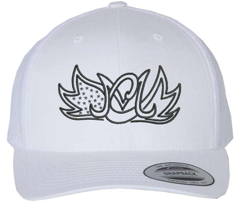 CM Logo Trucker Hat - White