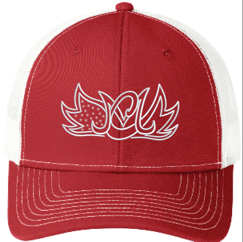 CM Logo Trucker Hat - Red/White