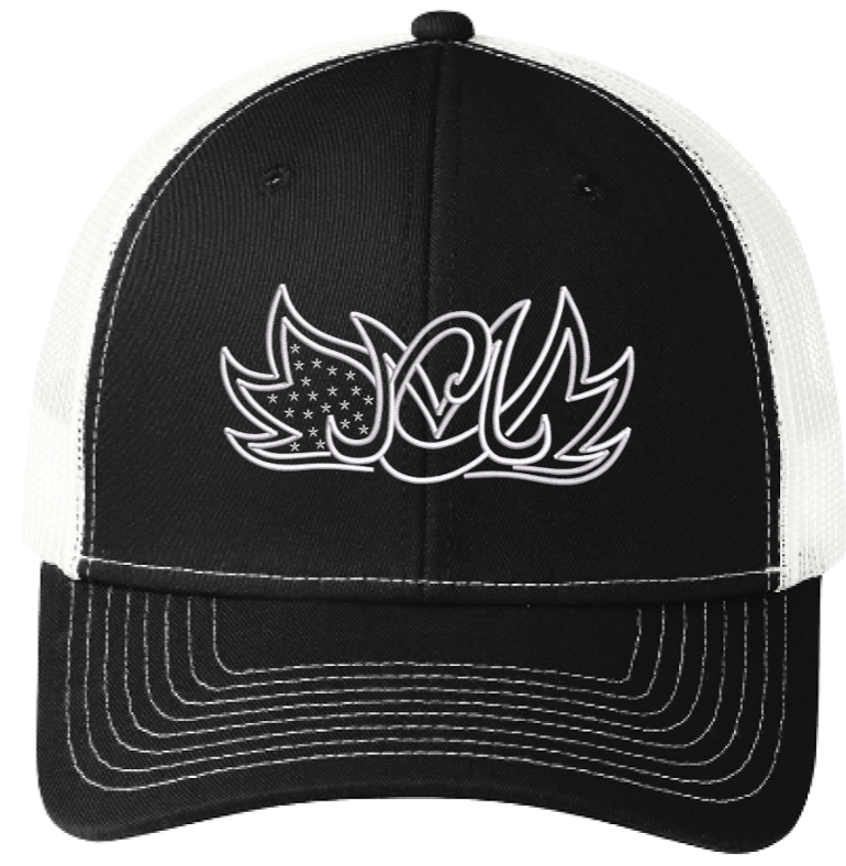 CM Logo Trucker Hat - Black/White